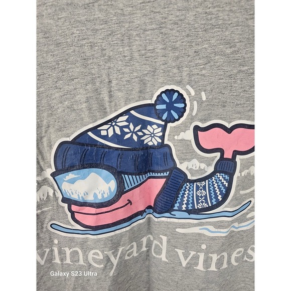 Vinyard Vines, 100% cotton, szM, Downhill Skier, longsleeve t-shirt - Picture 6 of 8